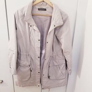 3/$45 Suzy Shier | Tan Windbreaker Light Rain Jacker Coat